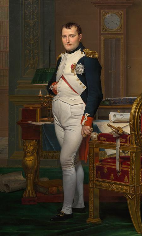 Jacques-Louis David Napoleon in his Study (mk08) oil painting image